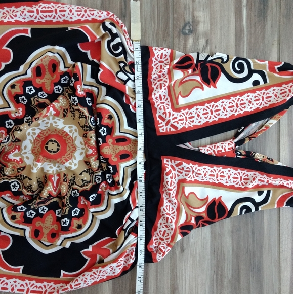 Bailey Blue Patterned Racerback Dress - Picture 5 of 7